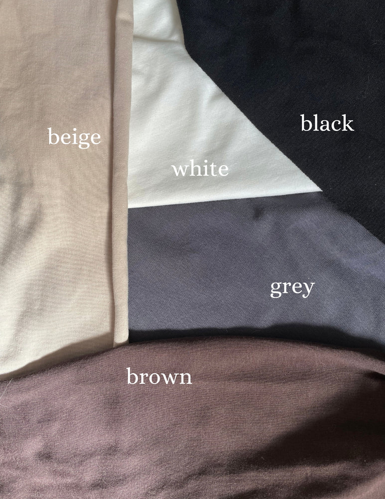 Basics Organic Cotton Skirt (multiple colors)